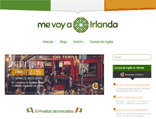 Tablet Screenshot of mevoyairlanda.com